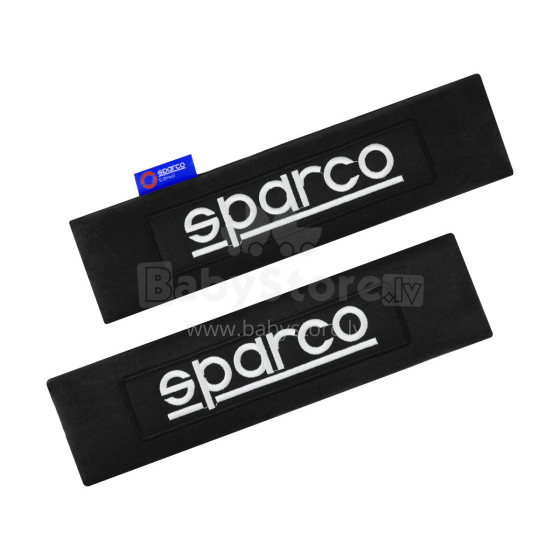 Sparco Seat Belt Pads Set, black