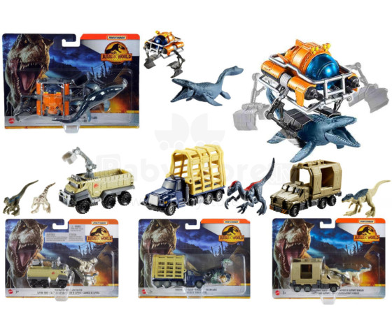 MATCHBOX JURASSIC WORLD POJAZD TRANSPORT