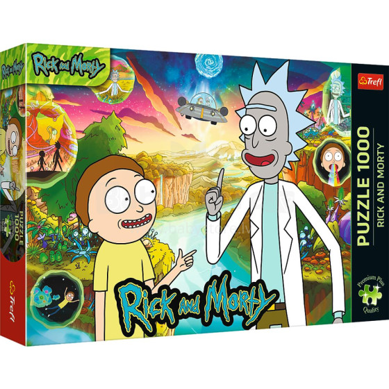 TREFL Premium Plus Пазл Rick and Morty, 1000 шт.