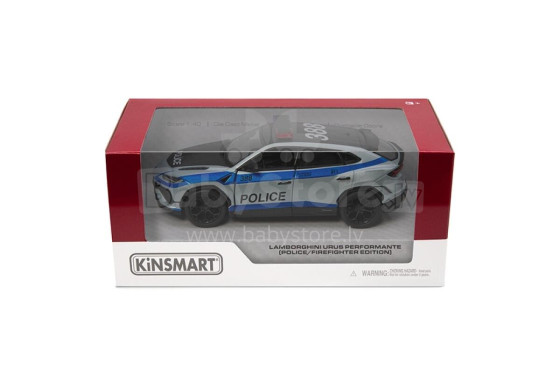 KINSMART Automobilio modelis Lamborghini Urus Performante (Police/Firefighter), scale 1:38