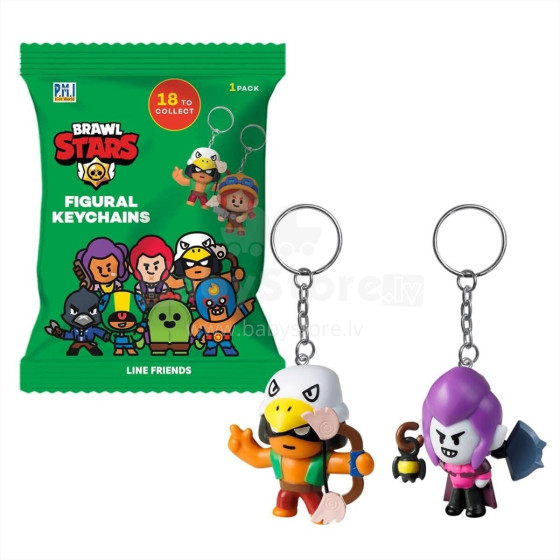 BRAWL STARS Figural keychain in blind pack, 6 cm