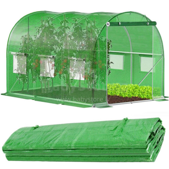 Šiltnamio plėvelė Springos GT0002F 6 m2 (3x2x2 m)