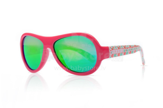 Akcija! SHADEZ Designer Leaf Print Pink Junior bērnu saulesbrilles, 3-7 gadi