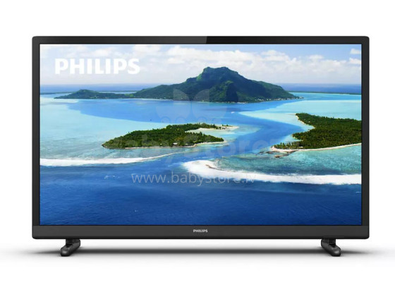 Akcija! PHILIPS 24" HD, LED LCD televizors, 61cm, melns