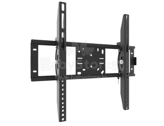 32-52" TV stiprinājums pie sienas 45kg,15° regulējams slīpums, melns