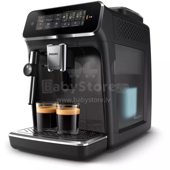 PHILIPS 3300 sērijas Espresso kafijas automāts, melns