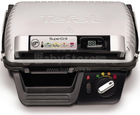 TEFAL grills Supergrill ar taimeri, 2000W, 600cm2