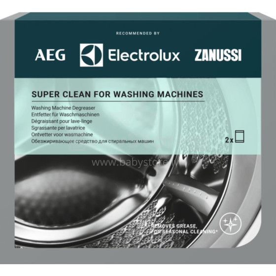 Akcija! Electrolux Super Clean attaukotājs veļas mašīnām, iepakojumā 2 gab.x50g