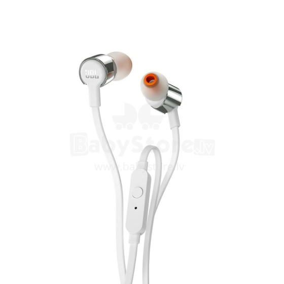 JBL in-ear austiņas ar mikrofonu, sudraba