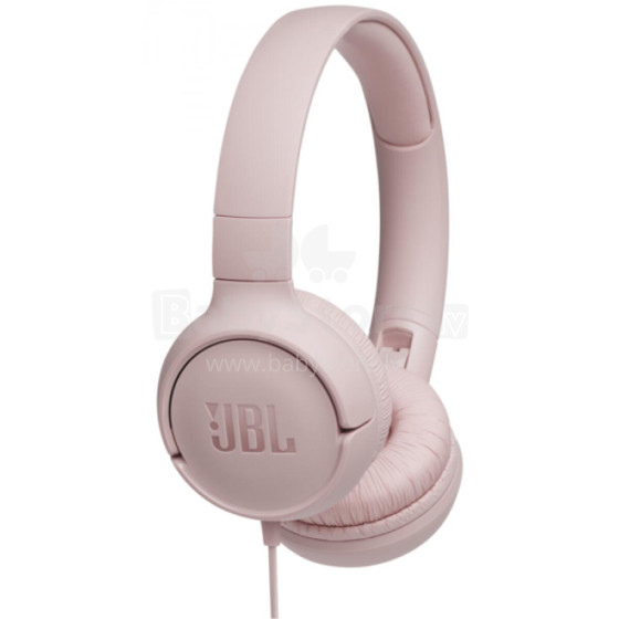 Akcija! JBL on-ear austiņas ar mikrofonu , rozā