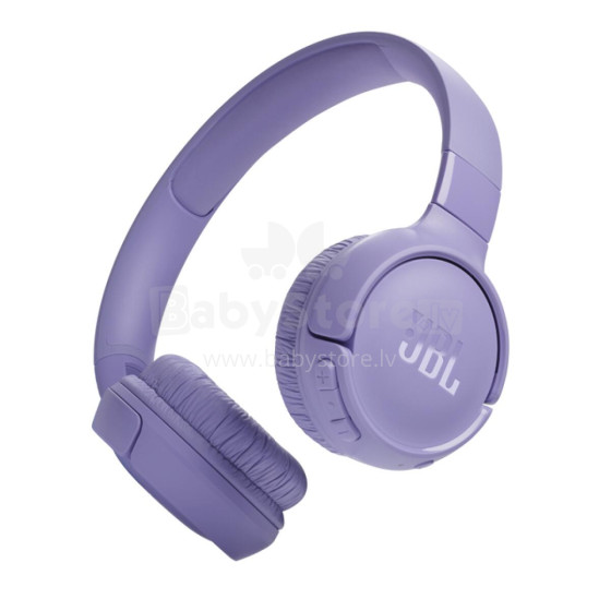 Akcija! JBL on-ear austiņas ar Bluetooth, violetas