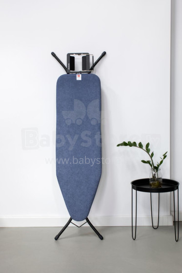 BRABANTIA gludināmā dēļa pārvalks, 124x38 cm, Denim Blue (B) 4mm+ 4mm filcis