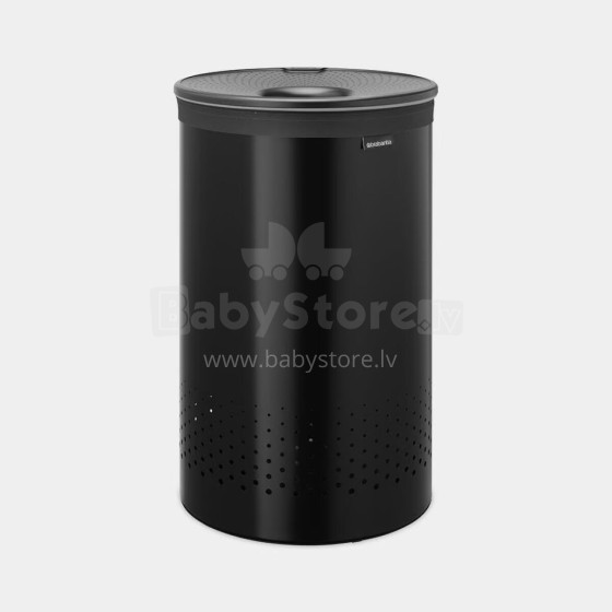 BRABANTIA Veļas grozs, 60L, Matt Black