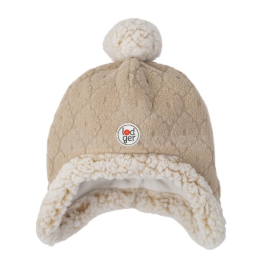 Akcija! Lodger Hatter Folklore Fleece cepure, Beige, 6-12m