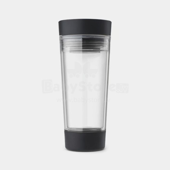 BRABANTIA Make & Take ceļojumu tējas krūze, 0.36 L, dark grey