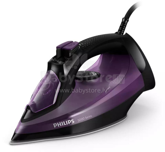 Akcija! PHILIPS 5000 sērijas Tvaika gludeklis, 2400W (violets)