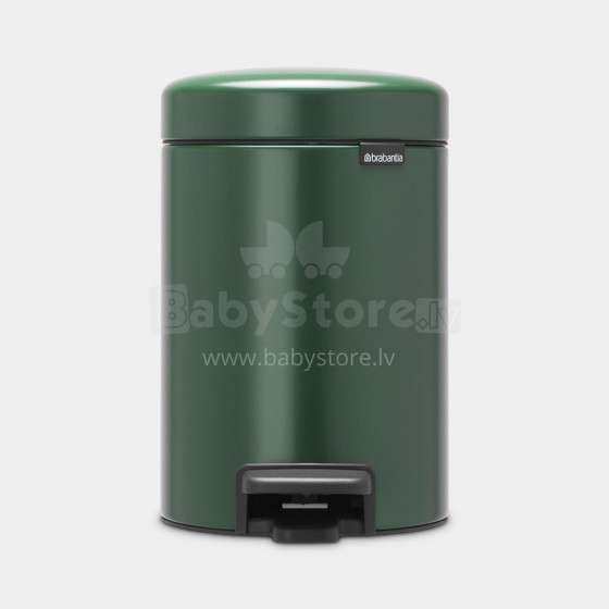 BRABANTIA atkritumu tvertne ar pedāli NewIcon, 3 l, Pine Green