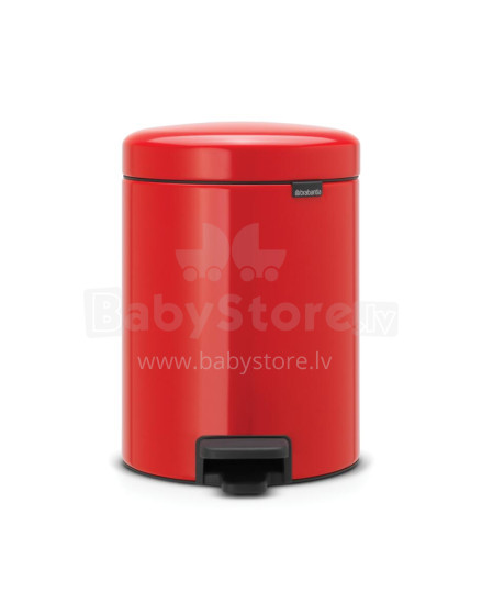 BRABANTIA atkritumu tvertne ar pedāli NewIcon, 5 l, Passion Red