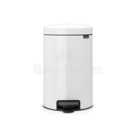 BRABANTIA atkritumu tvertne ar pedāli NewIcon, 12 l, White