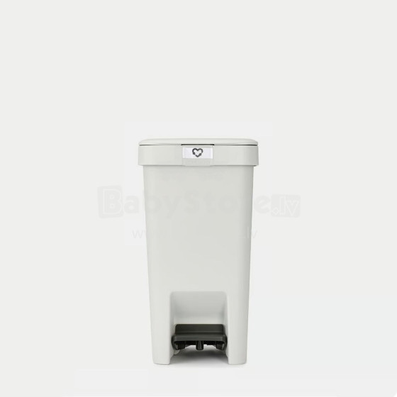 BRABANTIA atkritumu tvertne StepUp ar pedāli, 10l, Light Grey