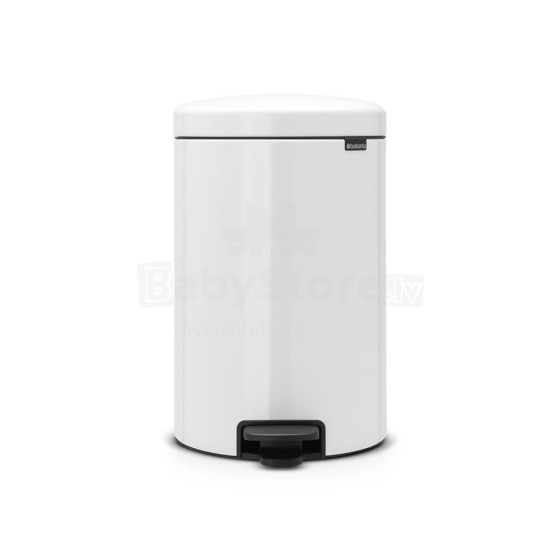 BRABANTIA atkritumu tvertne ar pedāli NewIcon, 20 l, White