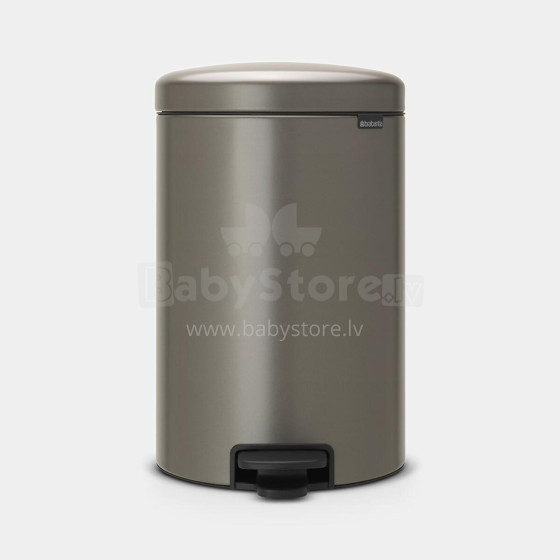 BRABANTIA atkritumu tvertne ar pedāli NewIcon, 20 l, Platinum