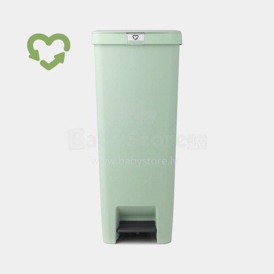 BRABANTIA atkritumu tvertne StepUp ar pedāli, 40l, Jade Green