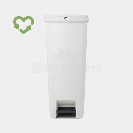 BRABANTIA atkritumu tvertne StepUp ar pedāli, 40l, Light Grey