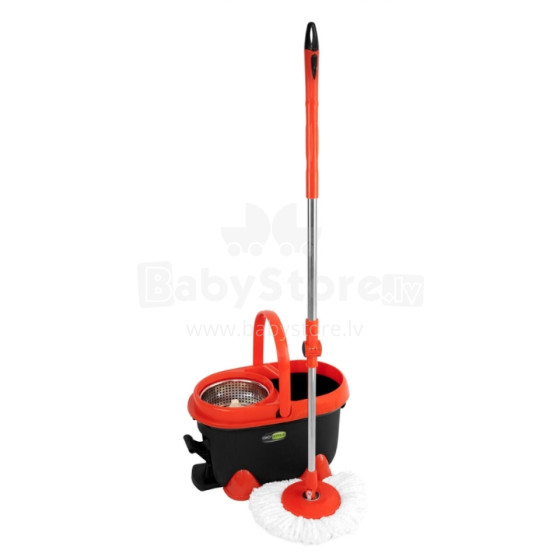 Grindų valymo rinkinys Love Spin mop 360° asorti, 4 spalvos