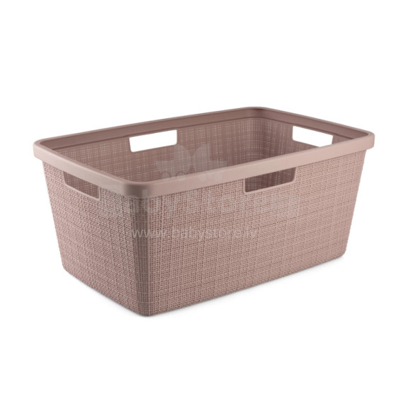 Veļas grozs Jute 46L 59x39x26cm rozā