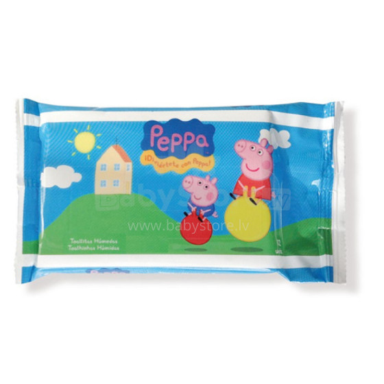 Mitrās salvetes bērniem Fresh Peppa Pig 12 gab.