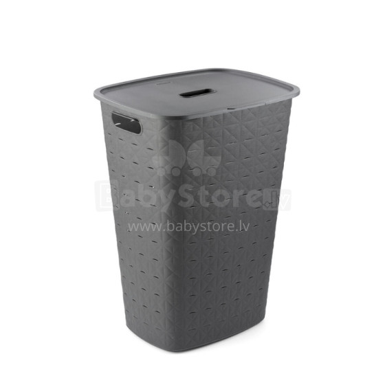 Laundry box Softex 56L 42x31,6x60cm dark grey