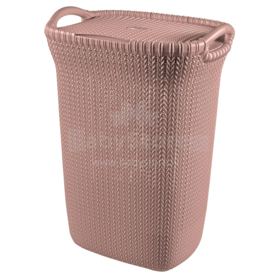 Laundry box Knit 57L 45,2x34,1x61,4cm pink