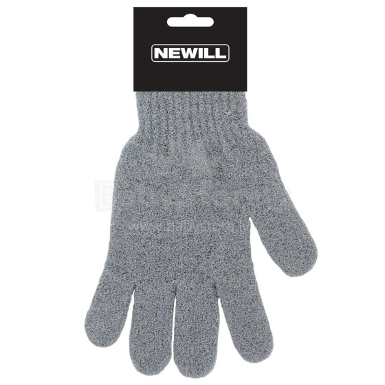 Scrubbing glove light grey