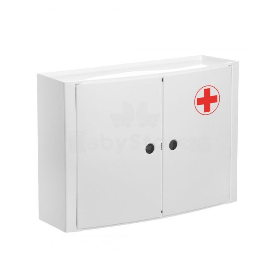 Horizontal bathroom cabinet medicine cabinet