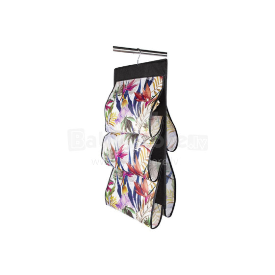 5 handbags Floral Beauty hanging organiser