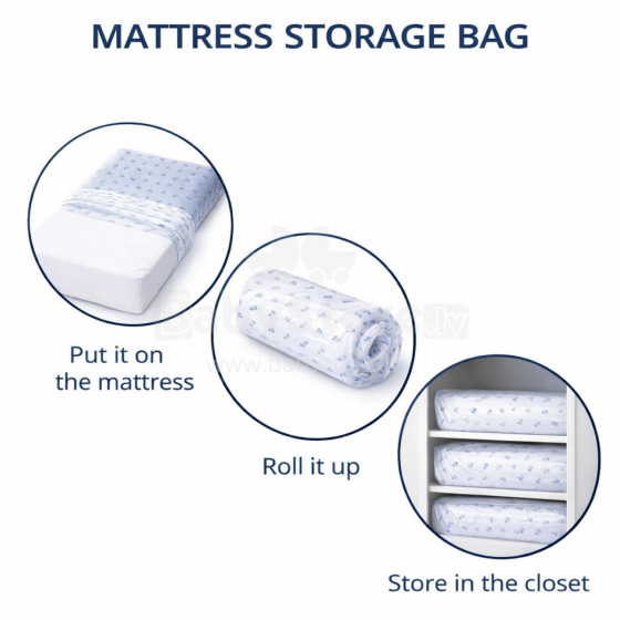 La Bebe™ Matress Storage Bag Art.205859 Plastic bag for storing mattresses 120x220cm