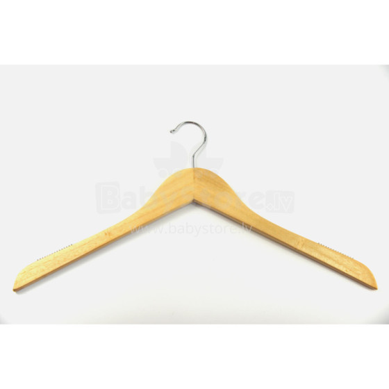 Clothes hangers 3 pcs. wooden Wood 44,5cm