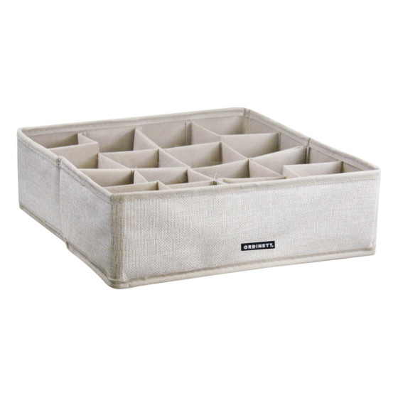 Box with sections 30,5x30,5x10cm Linette