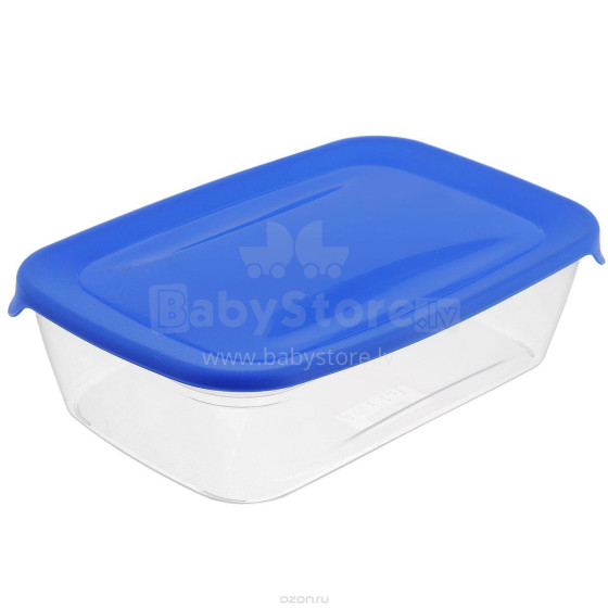 Food container rectangle 1L Fresh&amp;Go blue