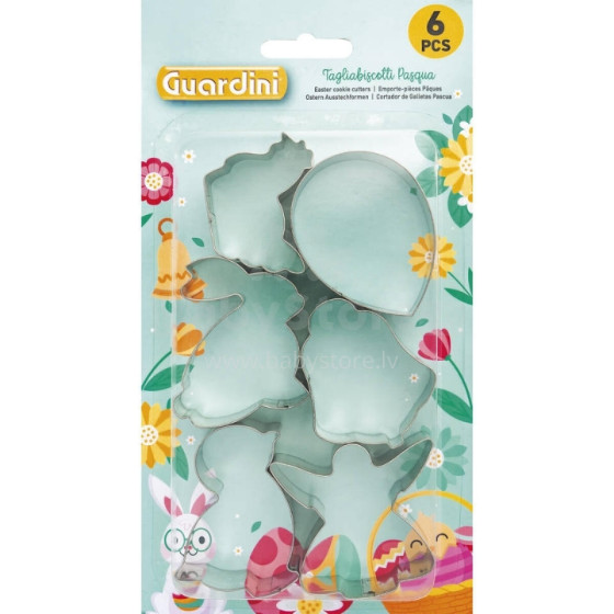 Cookie cutter set 6 pcs. Easter 5-6x2cm 