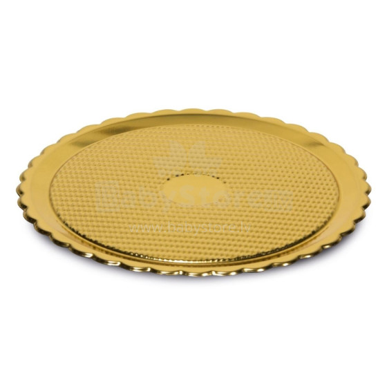 Plastic trays gold set of 2 Easy Bake Ø28cm 