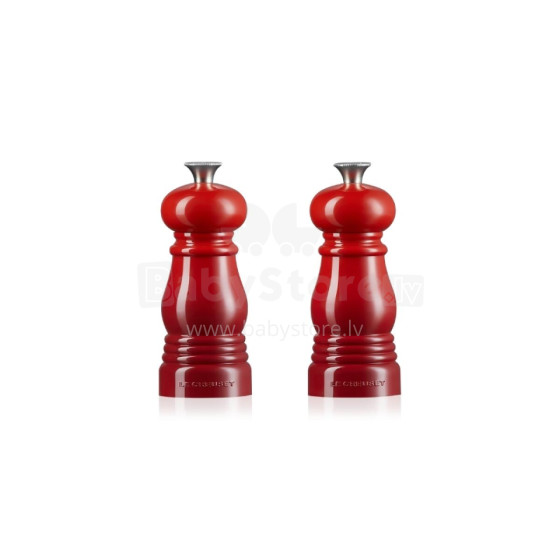 Le Creuset Salt and pepper grinder set 11cm red