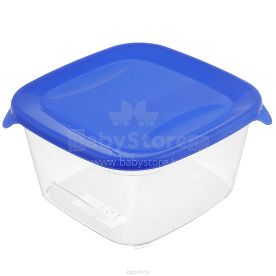 Food container square 1,2L Fresh&amp;Go blue