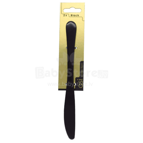 Knives 2pcs. Black 4,0mm