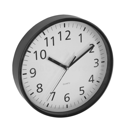 Wall clock Ø25,5cm black