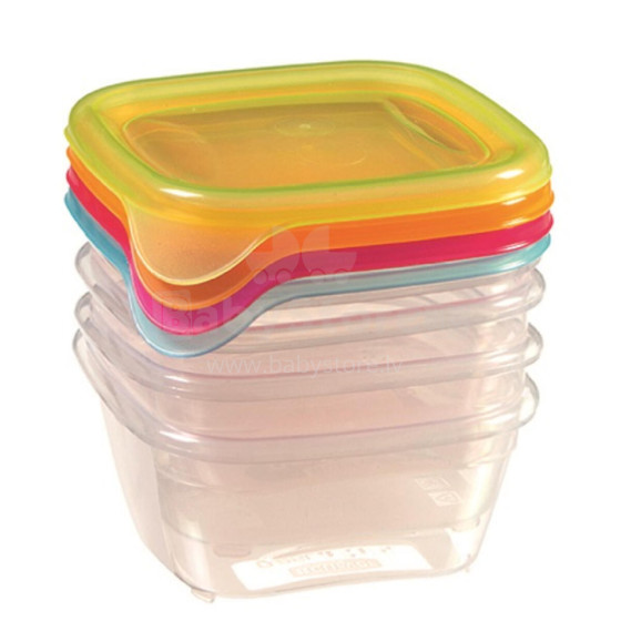 Food bowl set of 4 4x0,25L Fresh&amp;Go mix