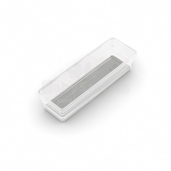 Box Sistemo Organizer 3 22.5 x 7.5 x 5 cm transparent/light grey