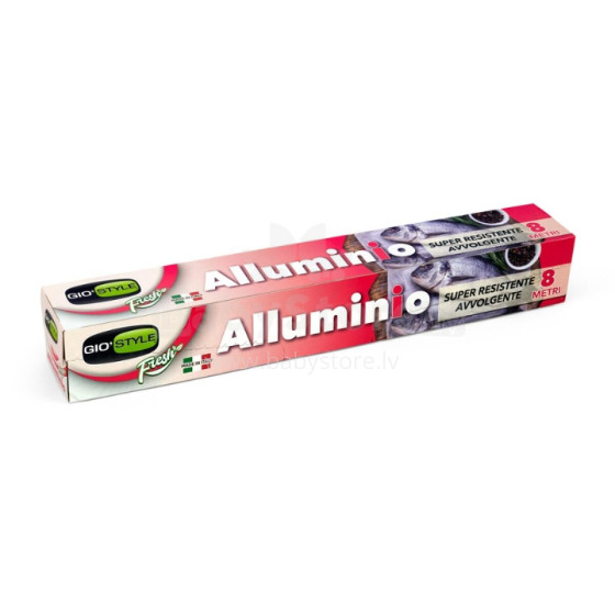 Aluminum foil 8m / 12µm / Ø3x30cm