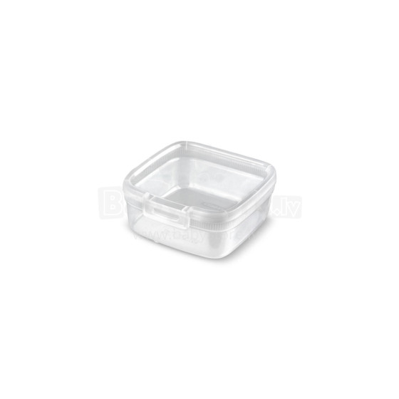 Food storage container square 0,9L Snap Box transparent